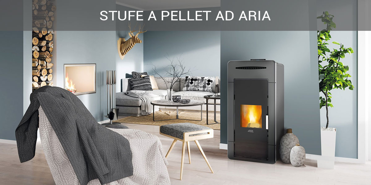Stufe a pellet ad Aria Artel Stufe a pellet ad Aria Artel