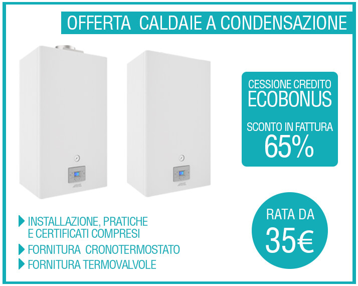 Offerta caldaie a condensazione Artel - Promozione Ecobonus 