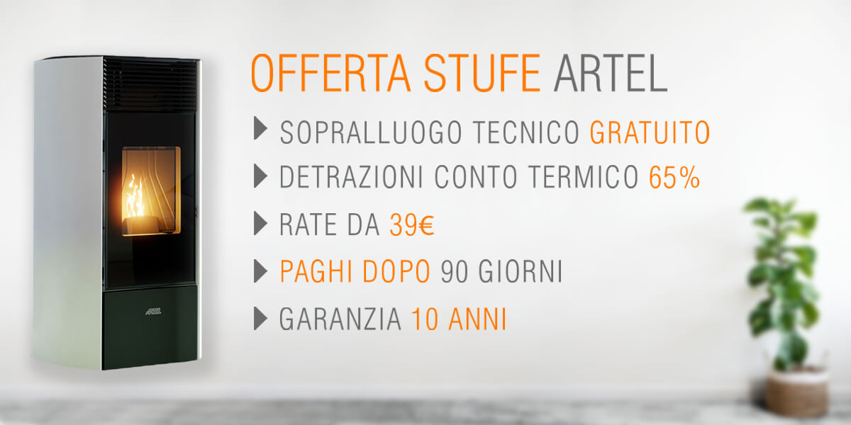 Stufe a pellet Artel in offerta Stufe a pellet Artel in offerta