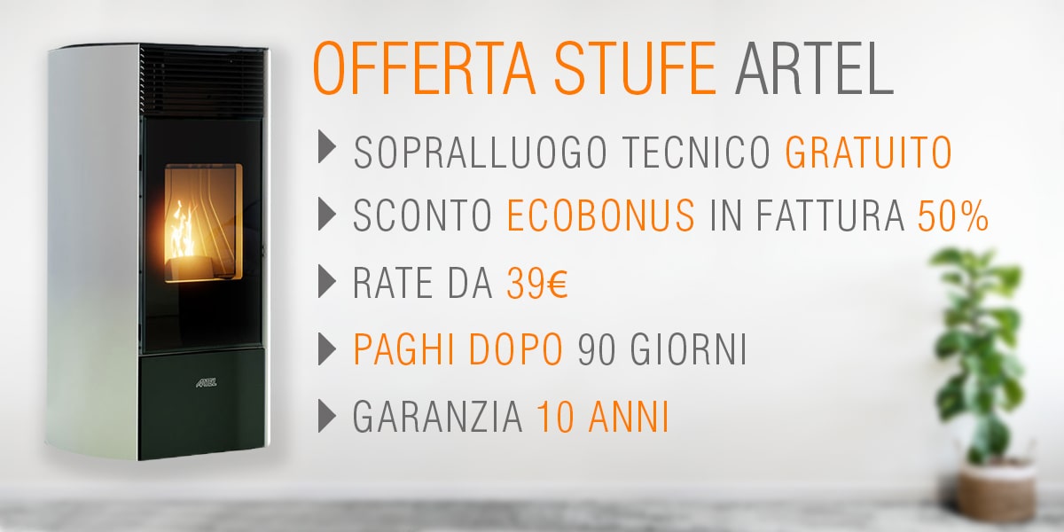 Stufe a pellet Artel in offerta Stufe a pellet Artel in offerta