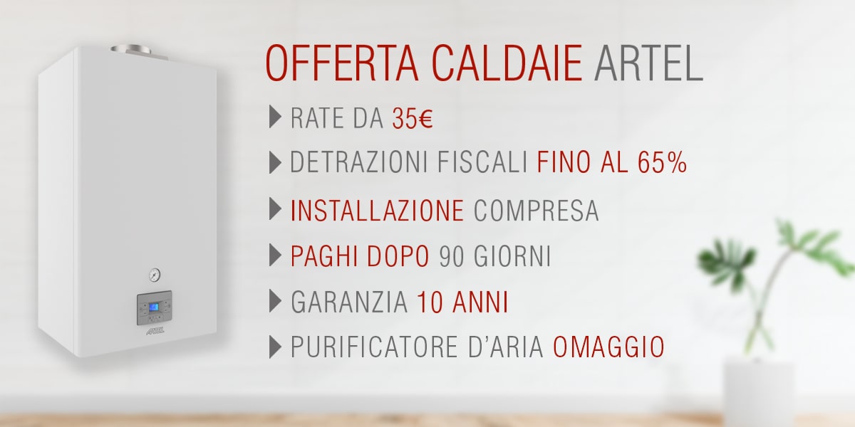 Offerta Ecobonus caldaie a condensazione Artel