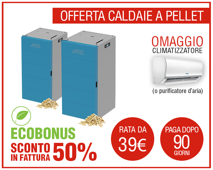 Promozione caldaie idro a pellet Artel Promozione caldaie idro a pellet Artel