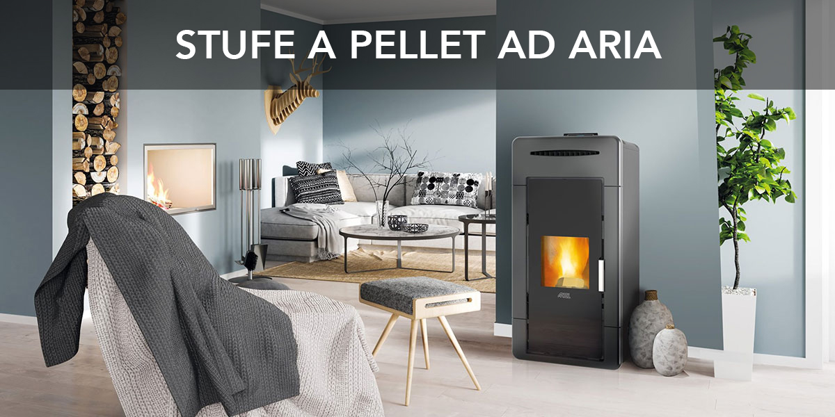 Stufe a pellet ad Aria Artel