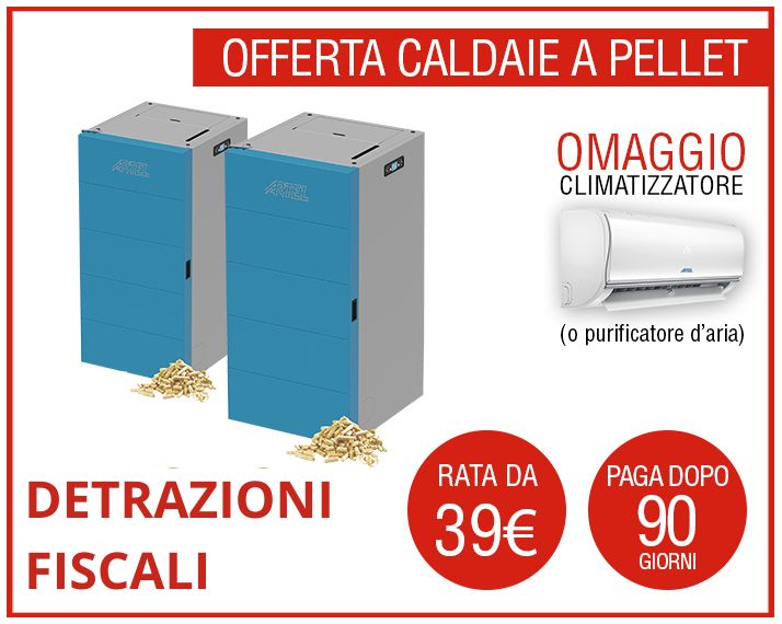 Promozione caldaie idro a pellet Artel