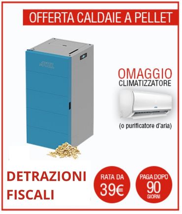 Scopri la promozione delle caldaie a pellet